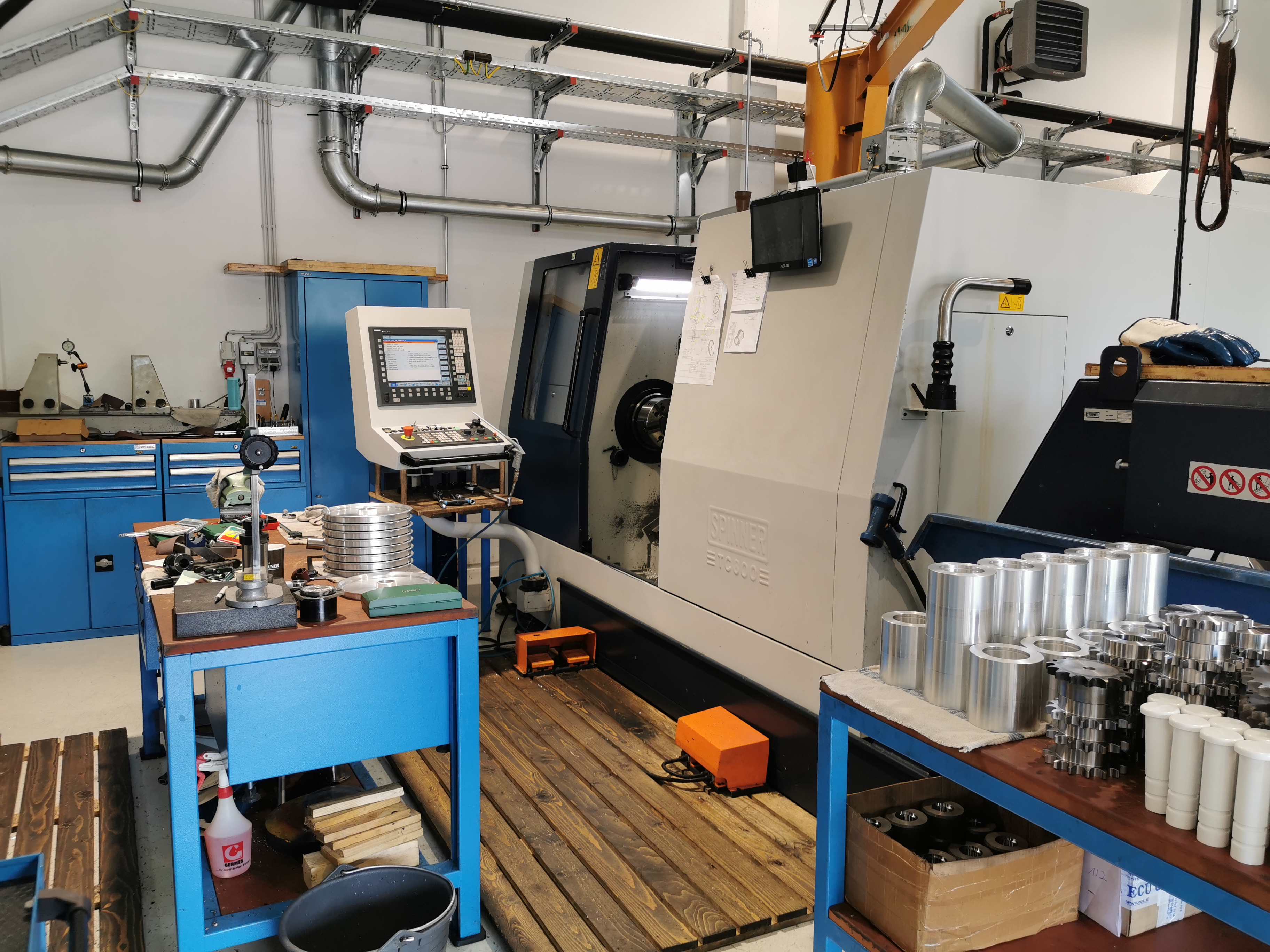 CNC stružnica Spinner TC — ECU d.o.o.